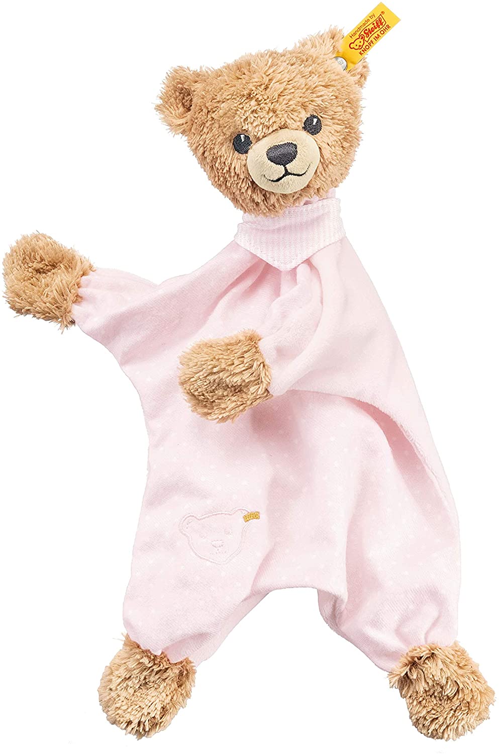 Steiff - Babywelt - Spielzeug - Schmusetücher - Schlaf-gut-Bär Schmusetuch, rosa, 30cm