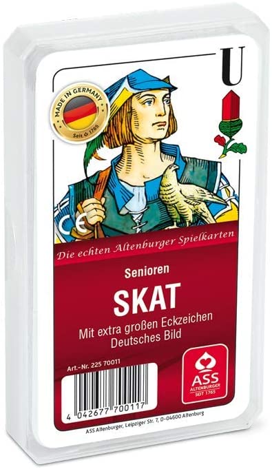 ASS Altenburger 22570011 - Senioren Skat - Deutsches Bild Kornblume, Kartenspiel