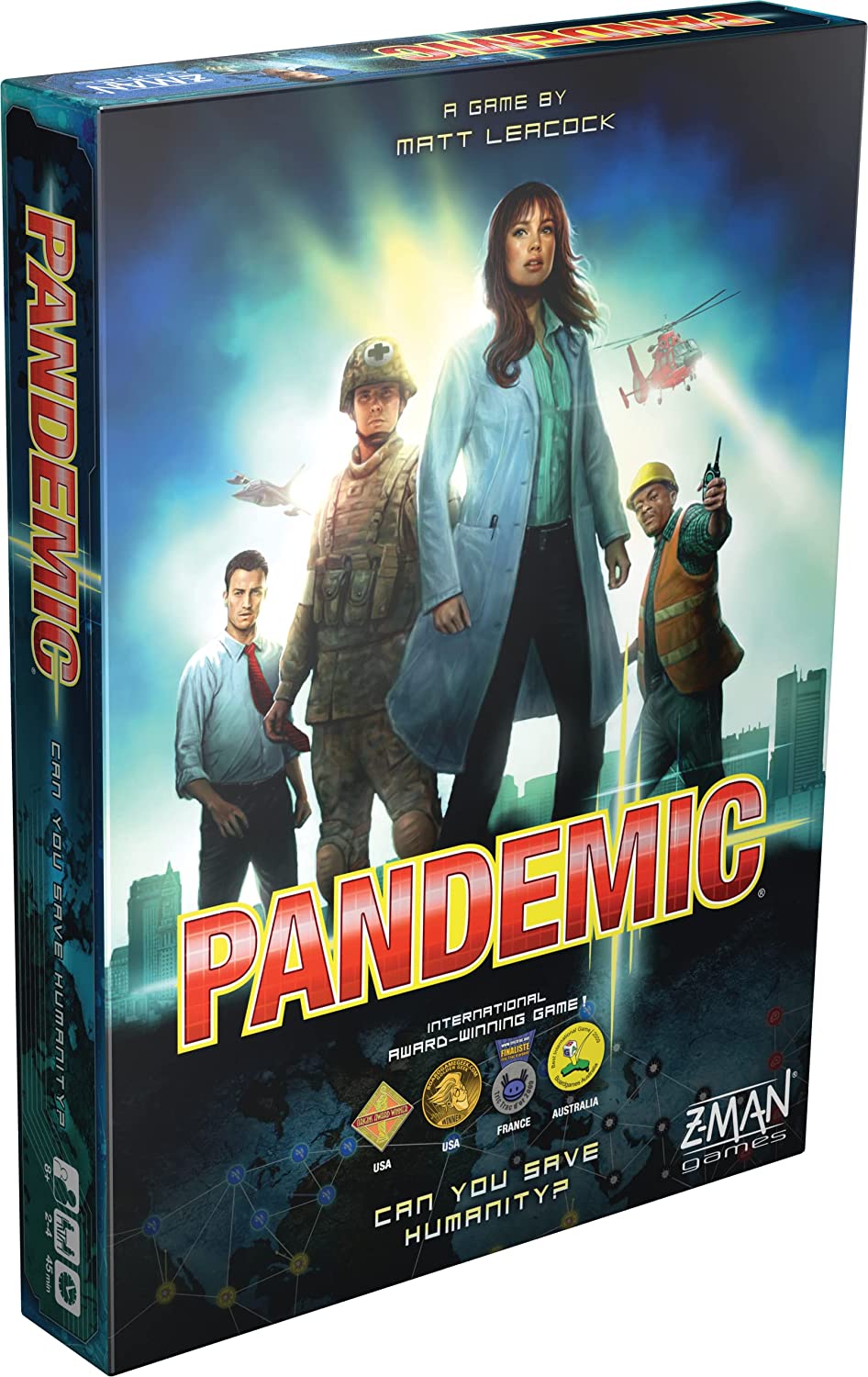 Z-Man Games ZMG71100 - Pandemic 2013 Brettspiel, Englisch - Englische Sprache