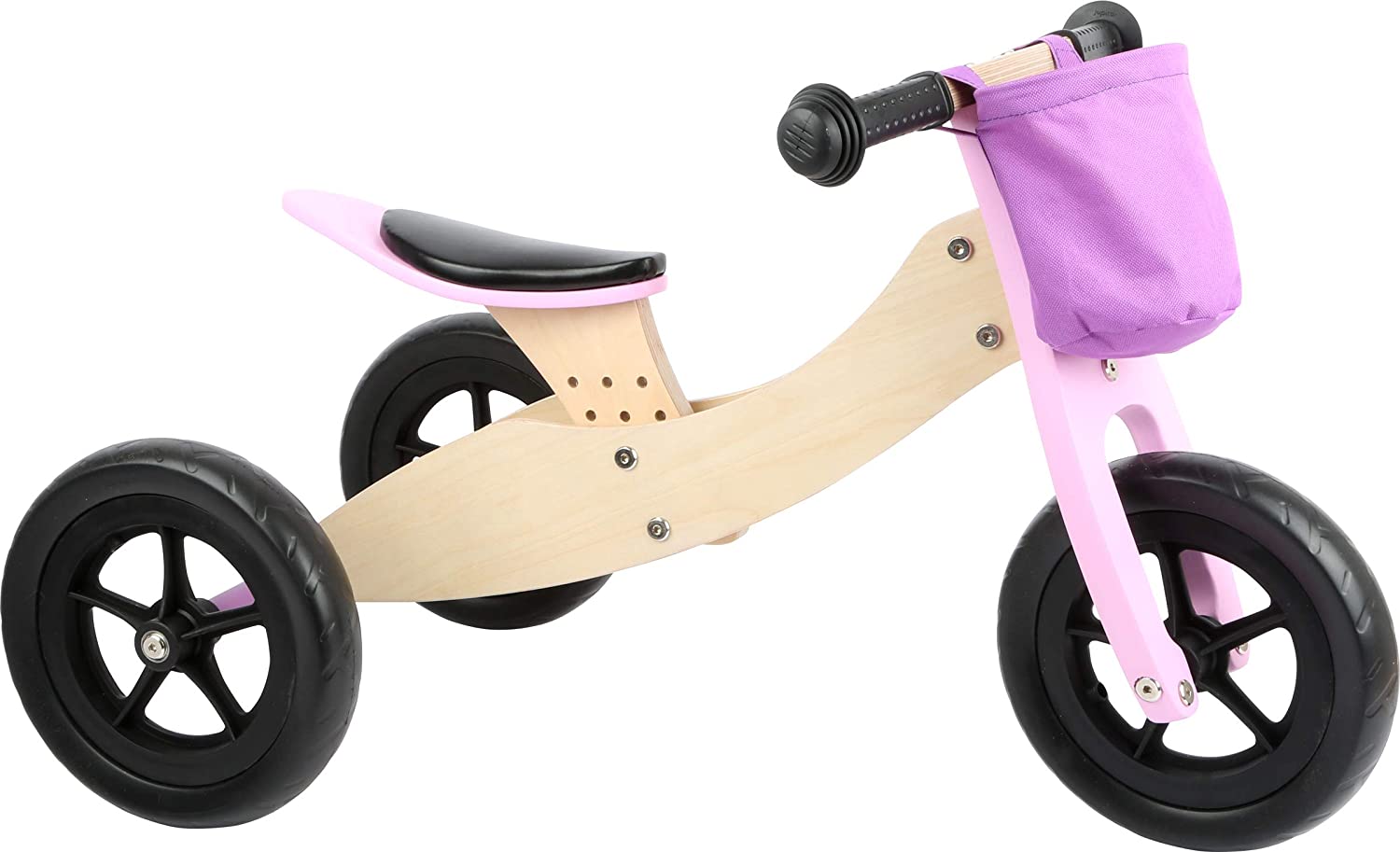 Laufrad-Trike Maxi 2 in 1 Rosa - Preisvergleich