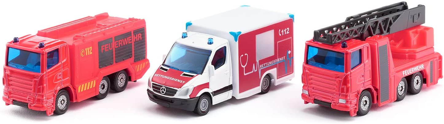 SIKU 6326 Siku Notruf Set 3teilig