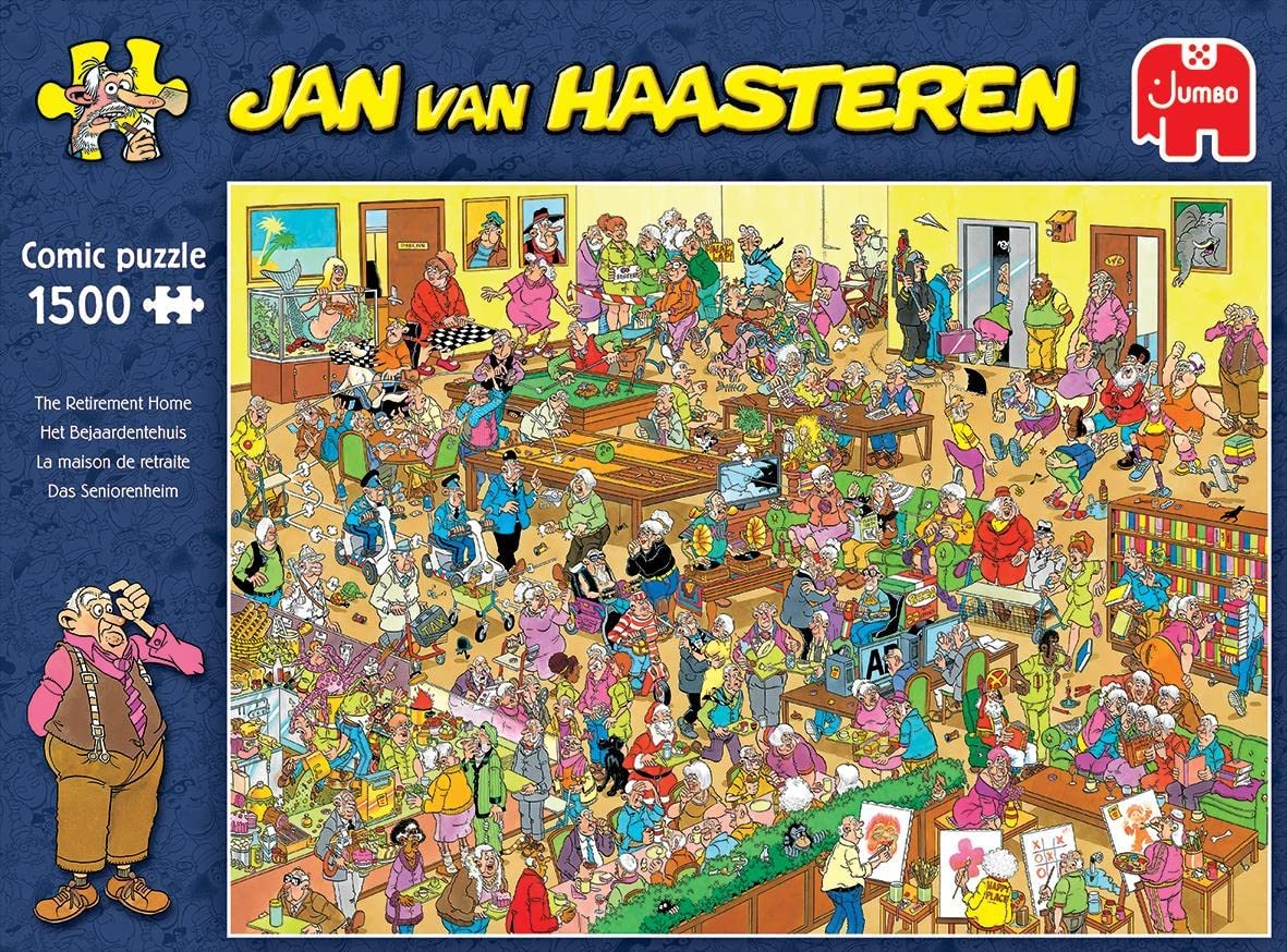 Jumbo 20068 Jan van Haasteren Das Seniorenheim 1500 Teile Puzzle