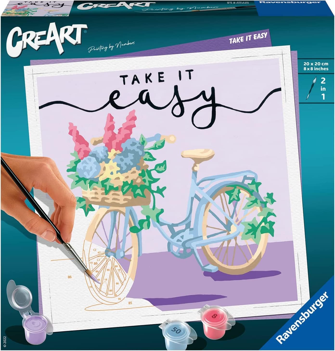 Ravensburger Take it easy Farben enthalten Junge/Mädchen Malen nach