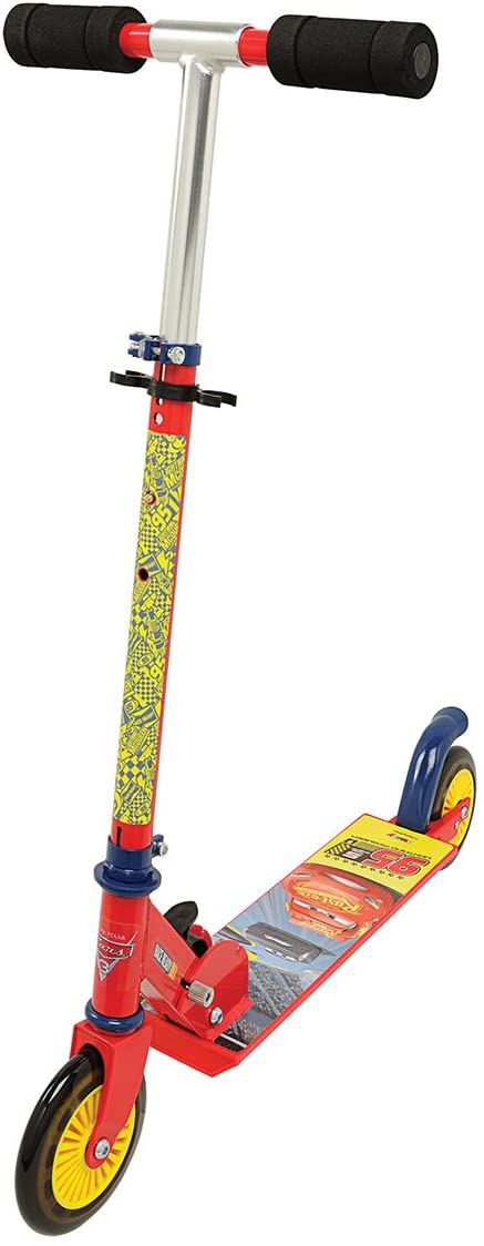 Smoby 750326 - Cars Roller mit Bremse, klappbar