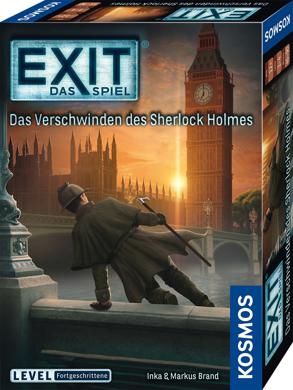 KOSMOS 'EXIT Das Spiel: Das Verschwinden des Sherlock Holmes', Denkspiel, 1-4 Spieler, ab 12 Jahren