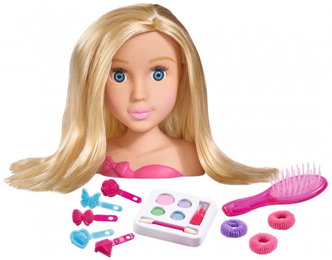 kopfschmuck My Girl Mädchen 18 cm blondes Haar 11 Stück