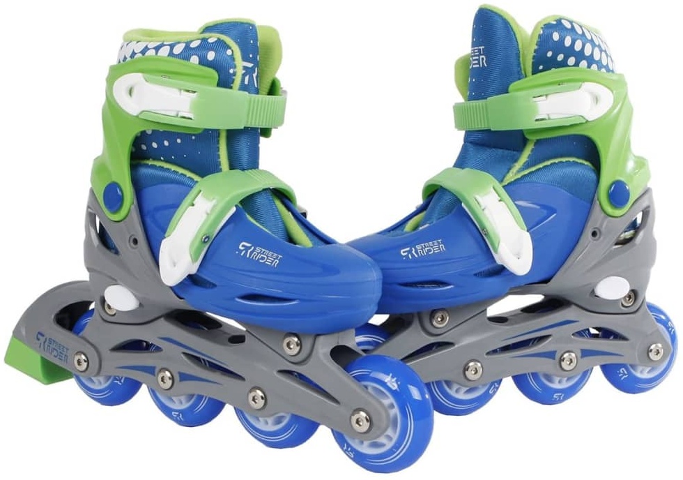 Street Rider Inline-Skates Verstellbar Blau Größe 31-34