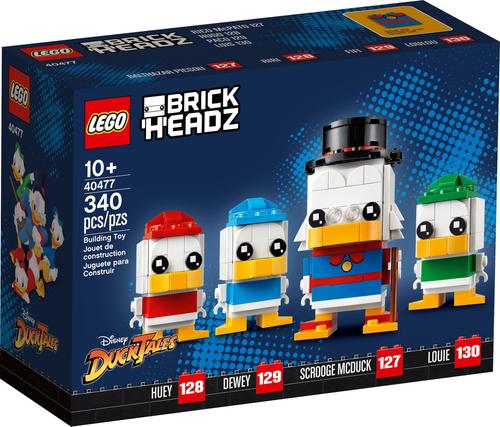 LEGO BrickHeadz 40477 'Dagobert Duck, Tick, Trick & Track', 340 Teile, ab 10 Jahren - Preisvergleich