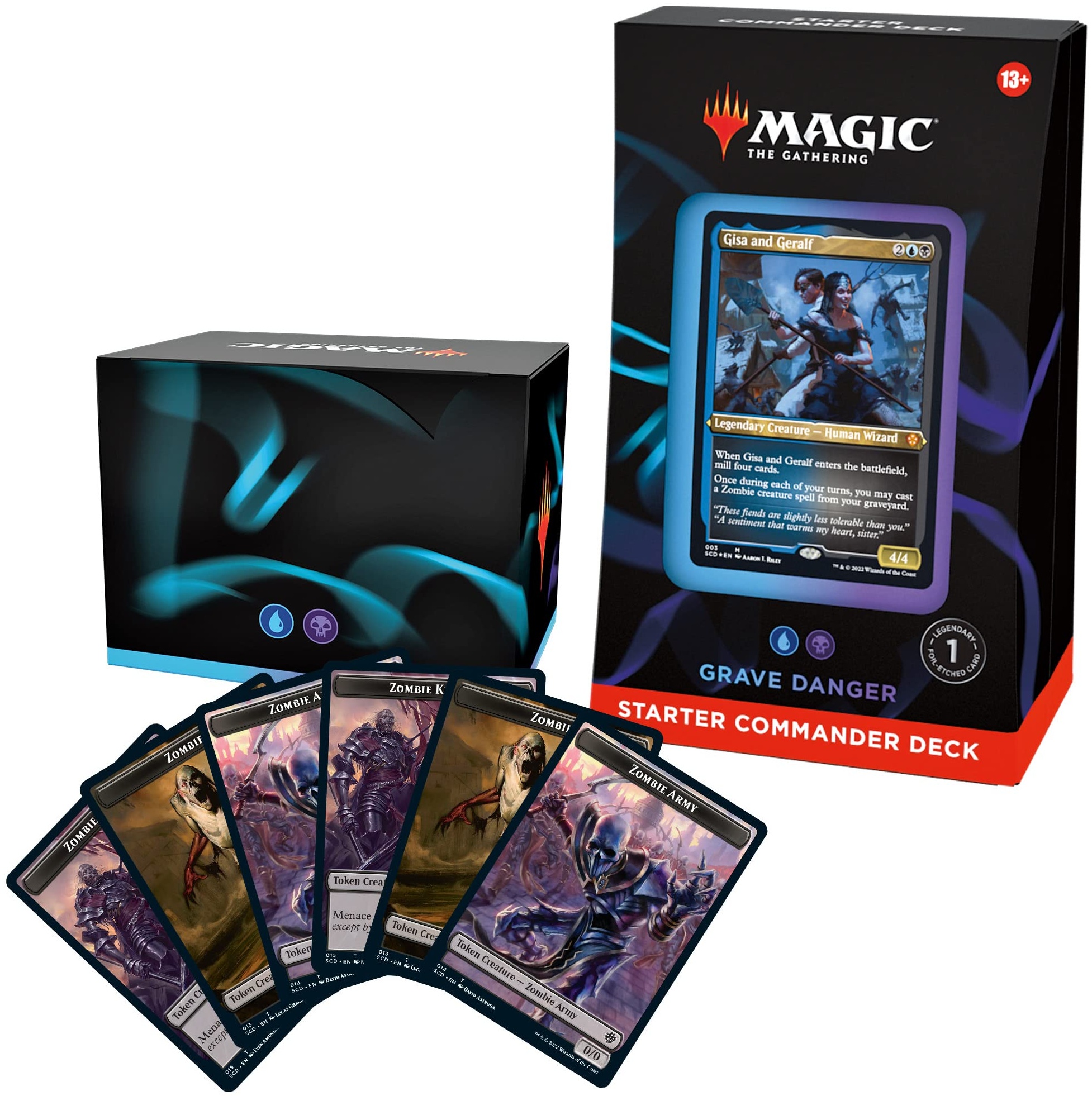 Magic: The Gathering Starter Commander Deck - Grave Danger (Blue-Black - Englische Version)