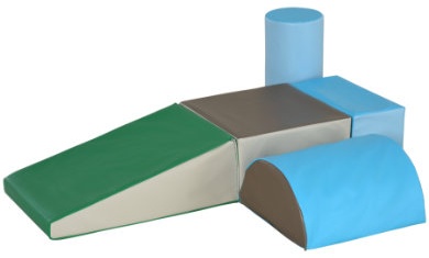 HOMCOM Schaumstoffblöcke als 5-teiliges Set mehrfarbig