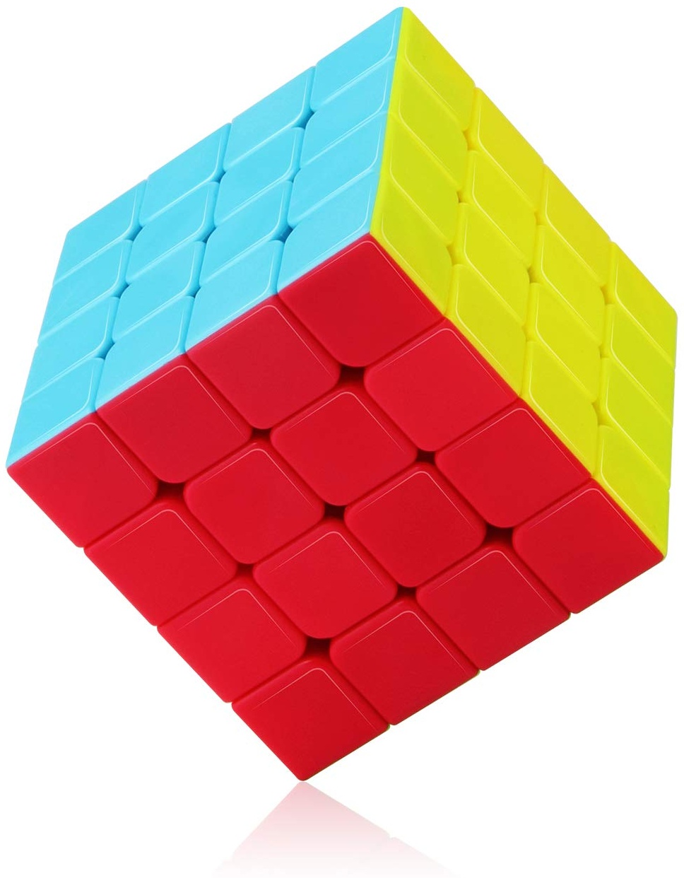 ROXENDA 4x4 Zauberwürfel, Speed Cube Stickerless Professional & Solides & Langlebiges, Dreht