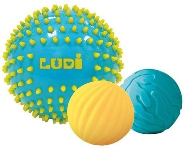 LUDI Sensory ball set - blue