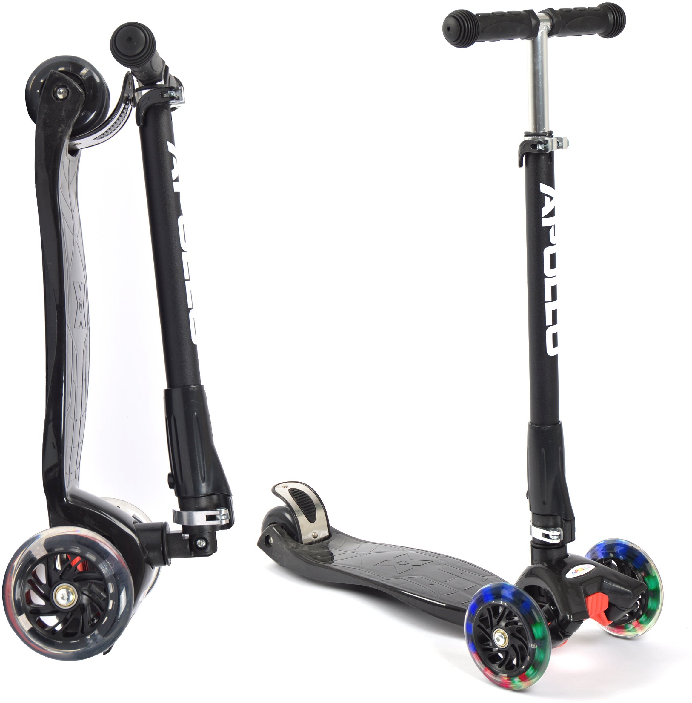 Apollo Fun-Scooter Kids Whiz LED Roller für Kinder ab 3 Jahren, Kinderroller, Kickboard, Tretroller