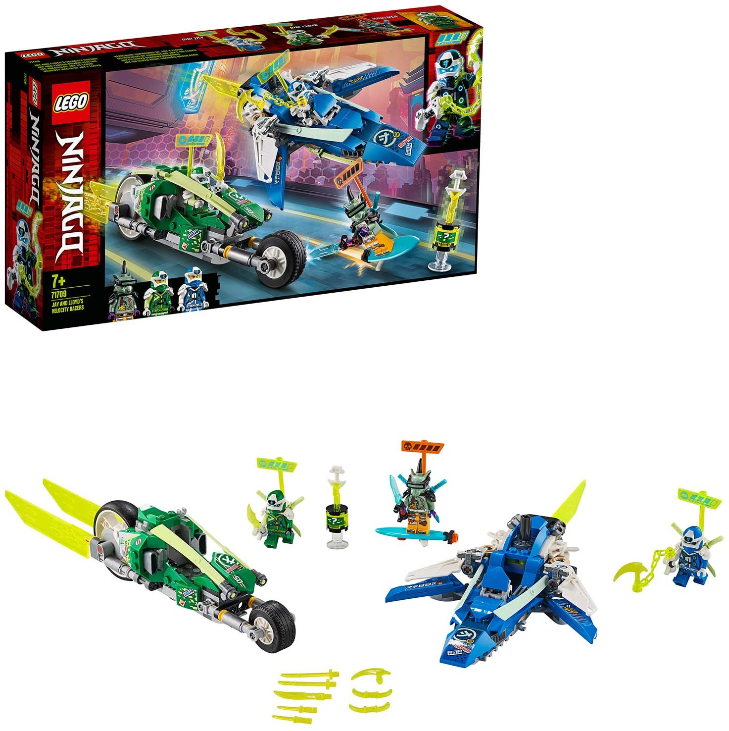 LEGO NINJAGO 71709 'Jay und Lloyds Power-Flitzer', 322 Teile, ab 7 Jahren