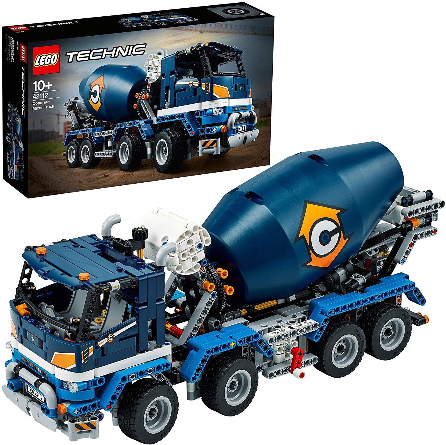 LEGO Technic 42112 'Betonmischer-LKW', 1163 Teile, ab 10 Jahren, anspruchsvolle Bauherausforderung