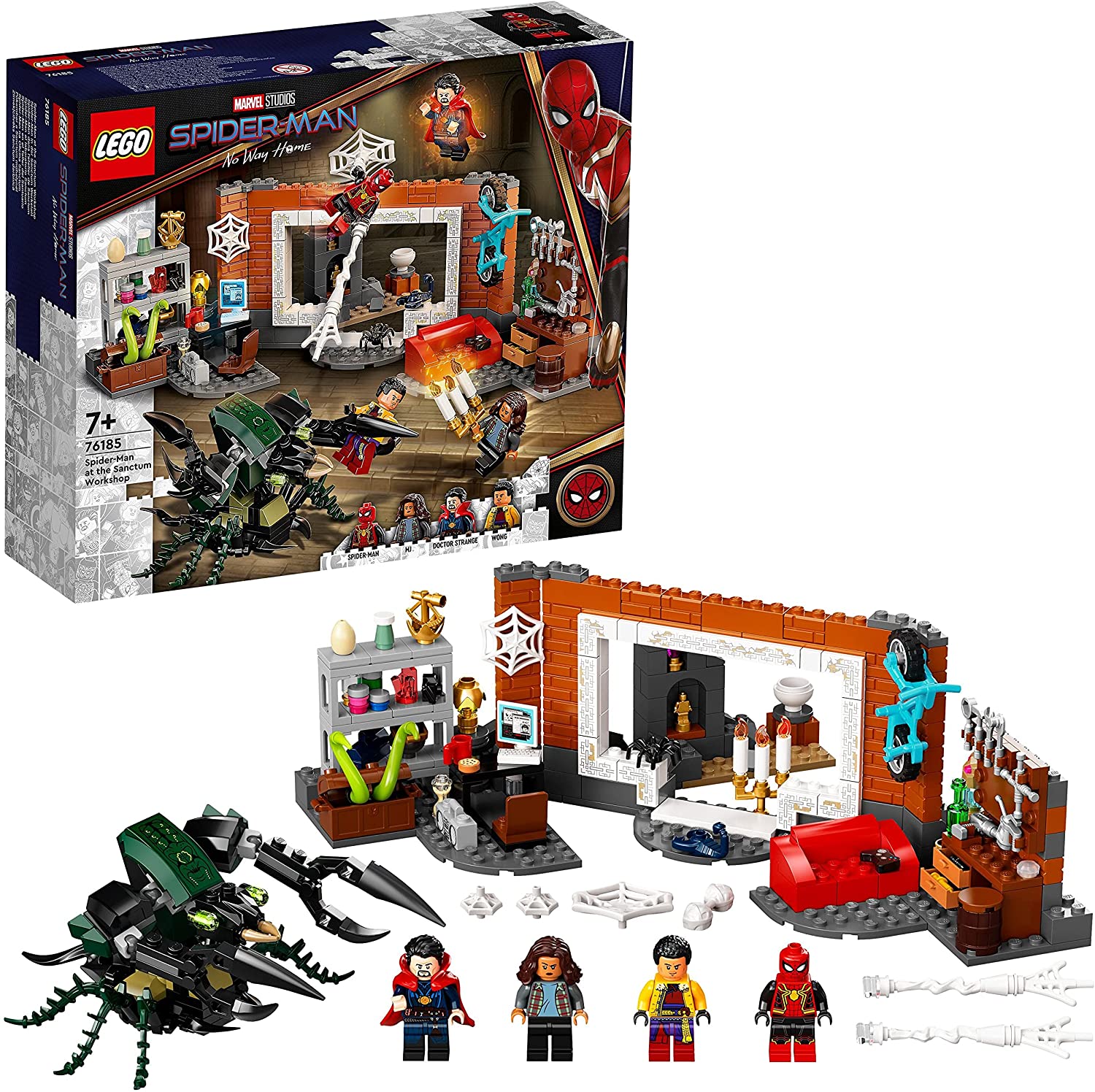 LEGO Marvel 76185 'Spider-Man in der Sanctum Werkstatt', 355 Teile, ab 7 Jahren