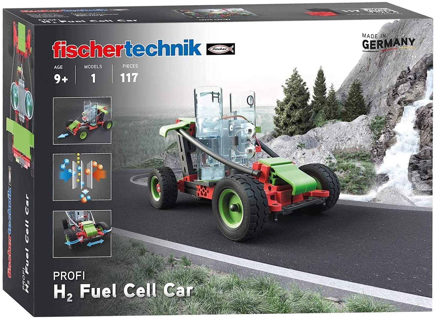 Fischertechnik 'H2 Fuel Cell Car' Konstruktionsspielzeug, 117 Teile, ab 9 Jahren