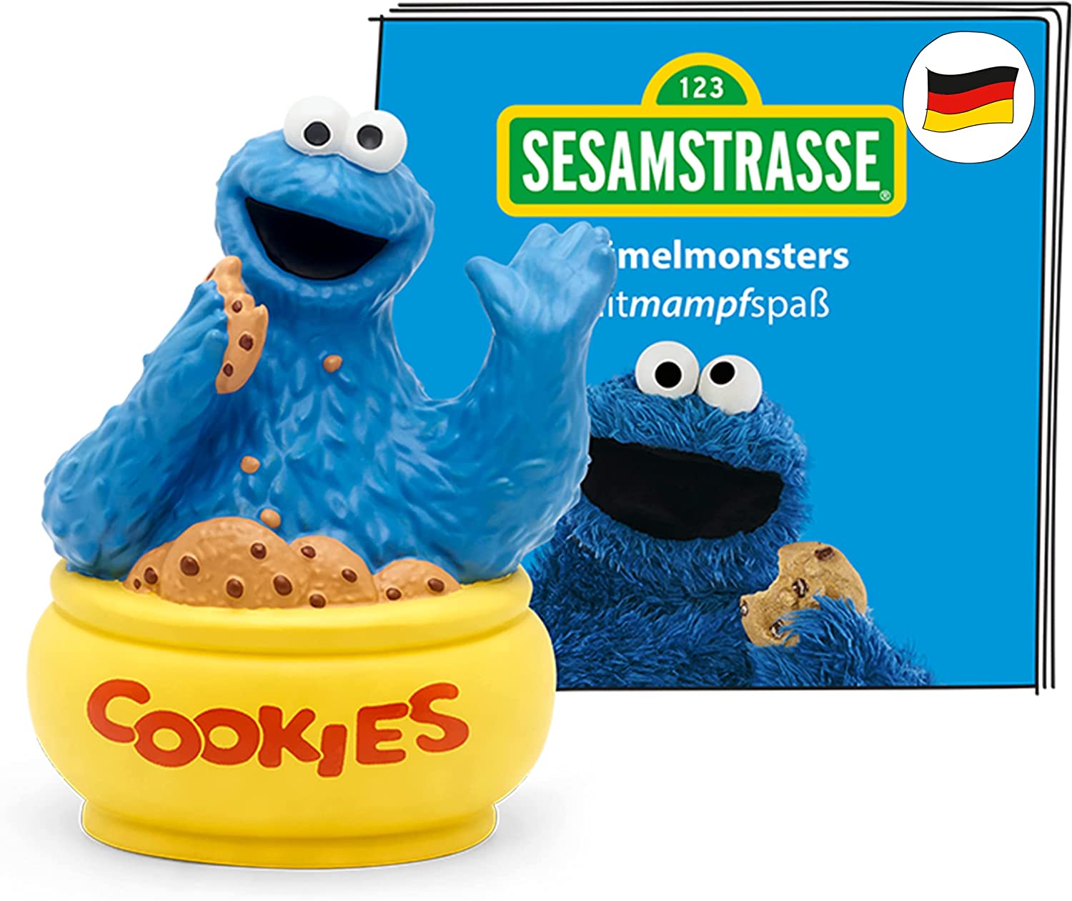 Tonies Sesamstraße 'Krümelmonsters Mitmampfspaß', Hörfigur mit 40 Minuten Spielzeit, ab 3 Jahren
