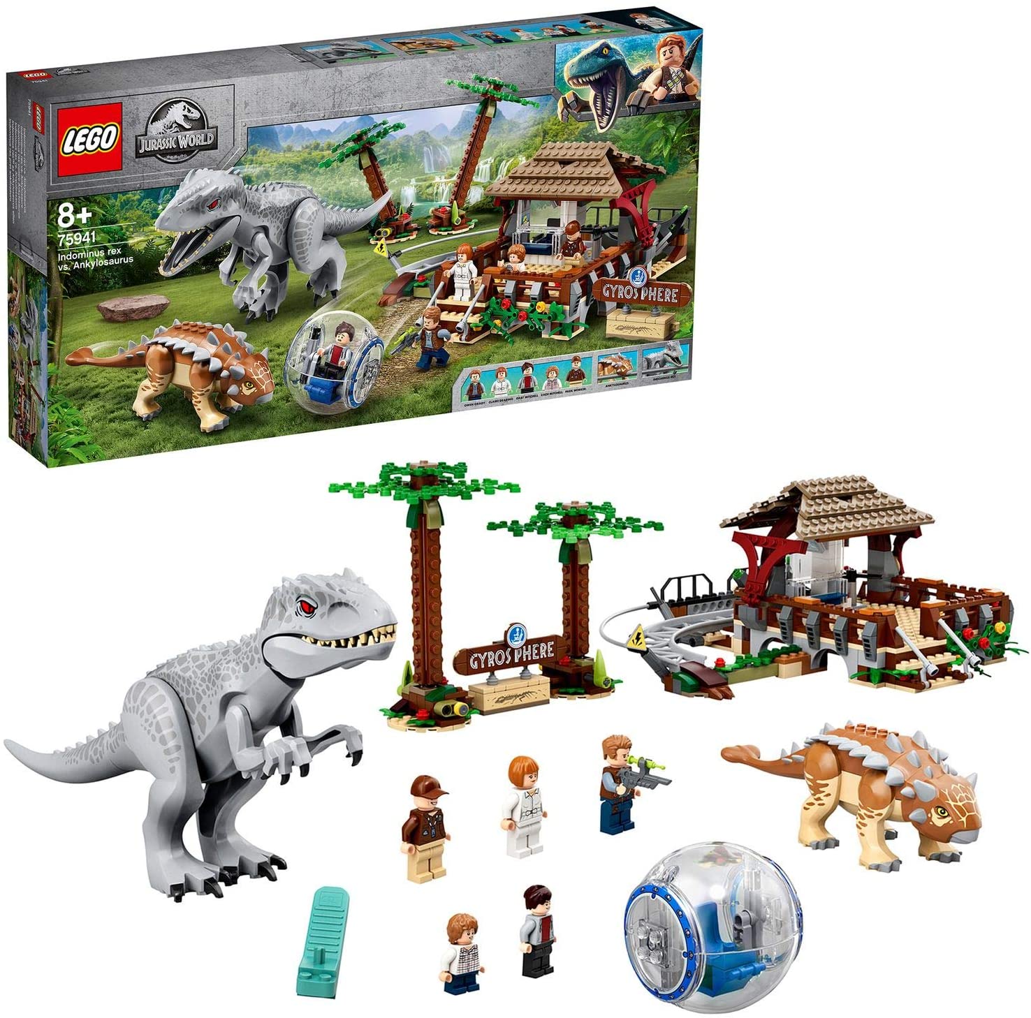 LEGO Jurassic World 75941 'Indominus Rex vs. Ankylosaurus', 537 Teile, ab 8 Jahren​ - Preisvergleich