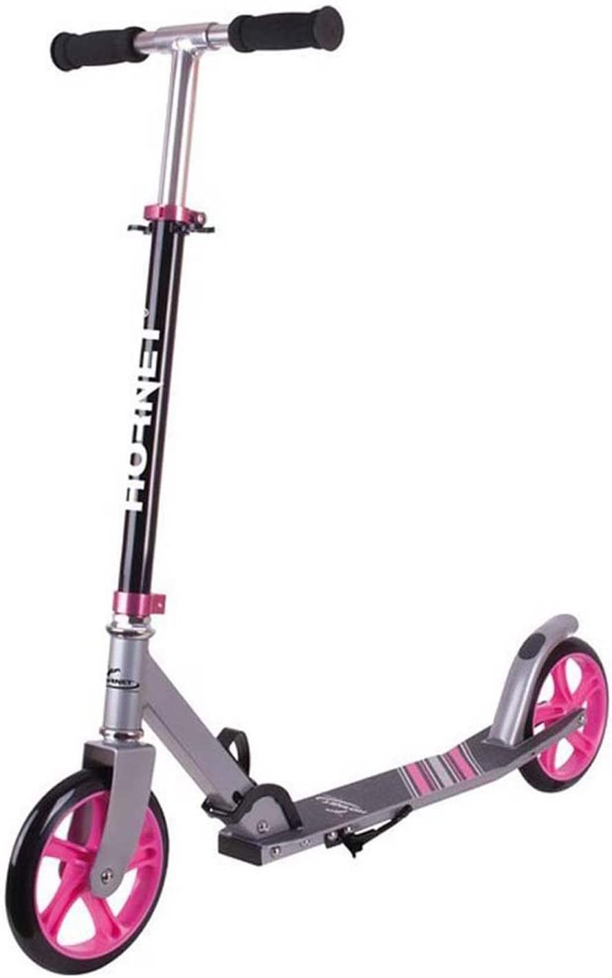 Hudora 'Hornet 200' Scooter, ab 6 Jahren, höhenverstellbar bis 101 cm, klappbar, max. belastbar bis 100 kg, pink