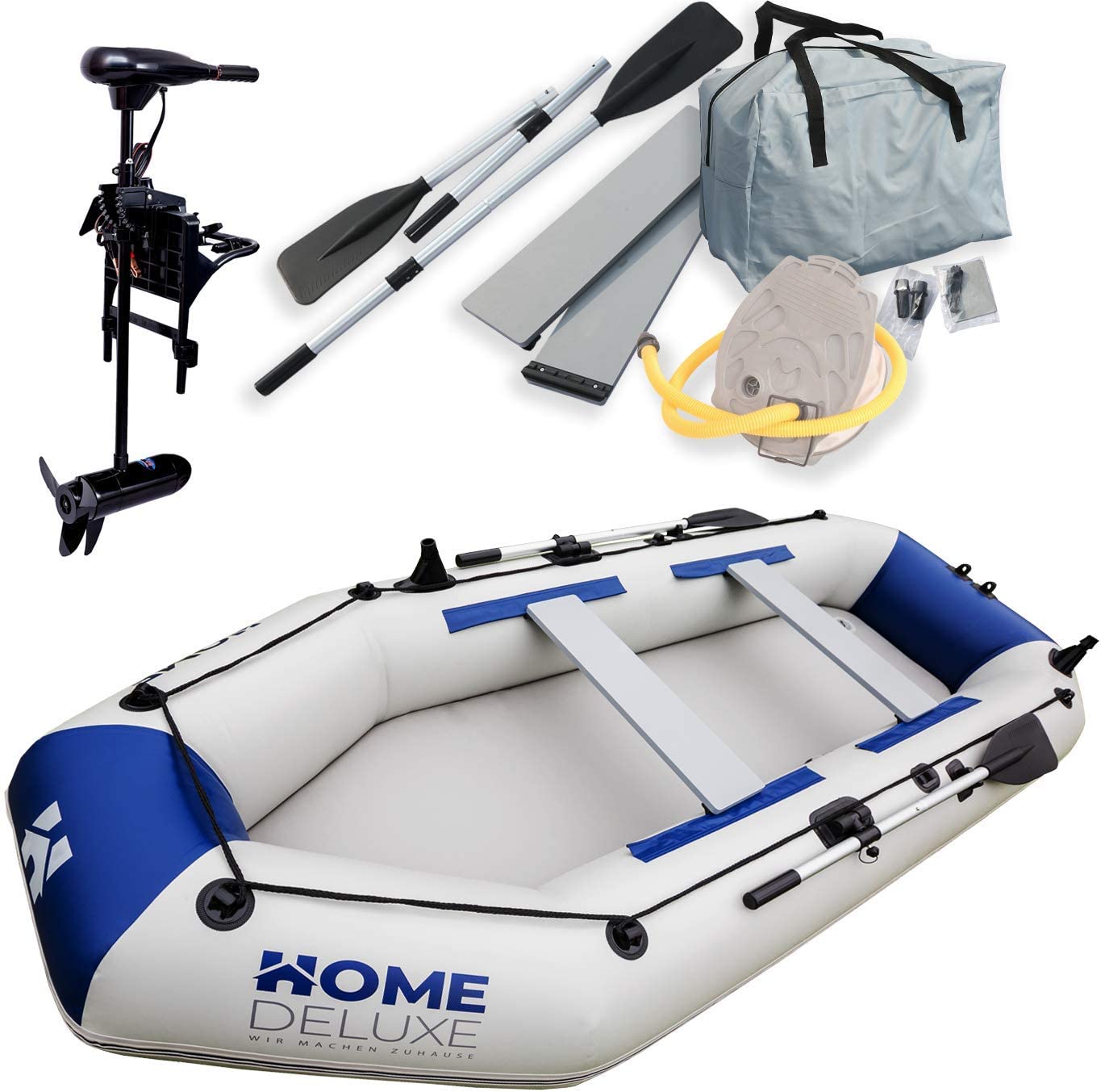 HOME DELUXE Infos Preisvergleich PIKE Motor: Schlauchboot mit Tests, - & Größe L,