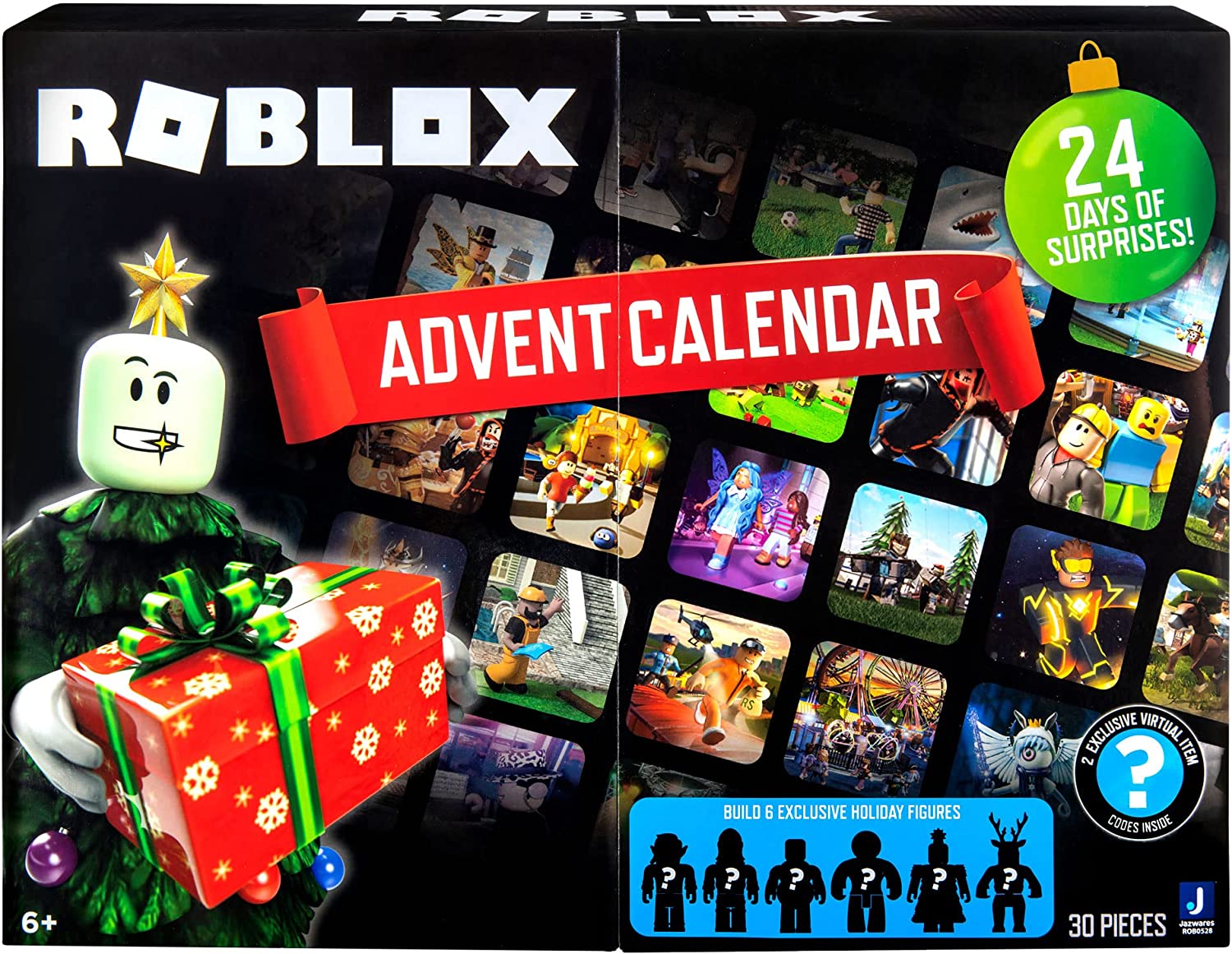 ROBLOX Adventskalender 2021, 30 Teile, ab 6 Jahren
