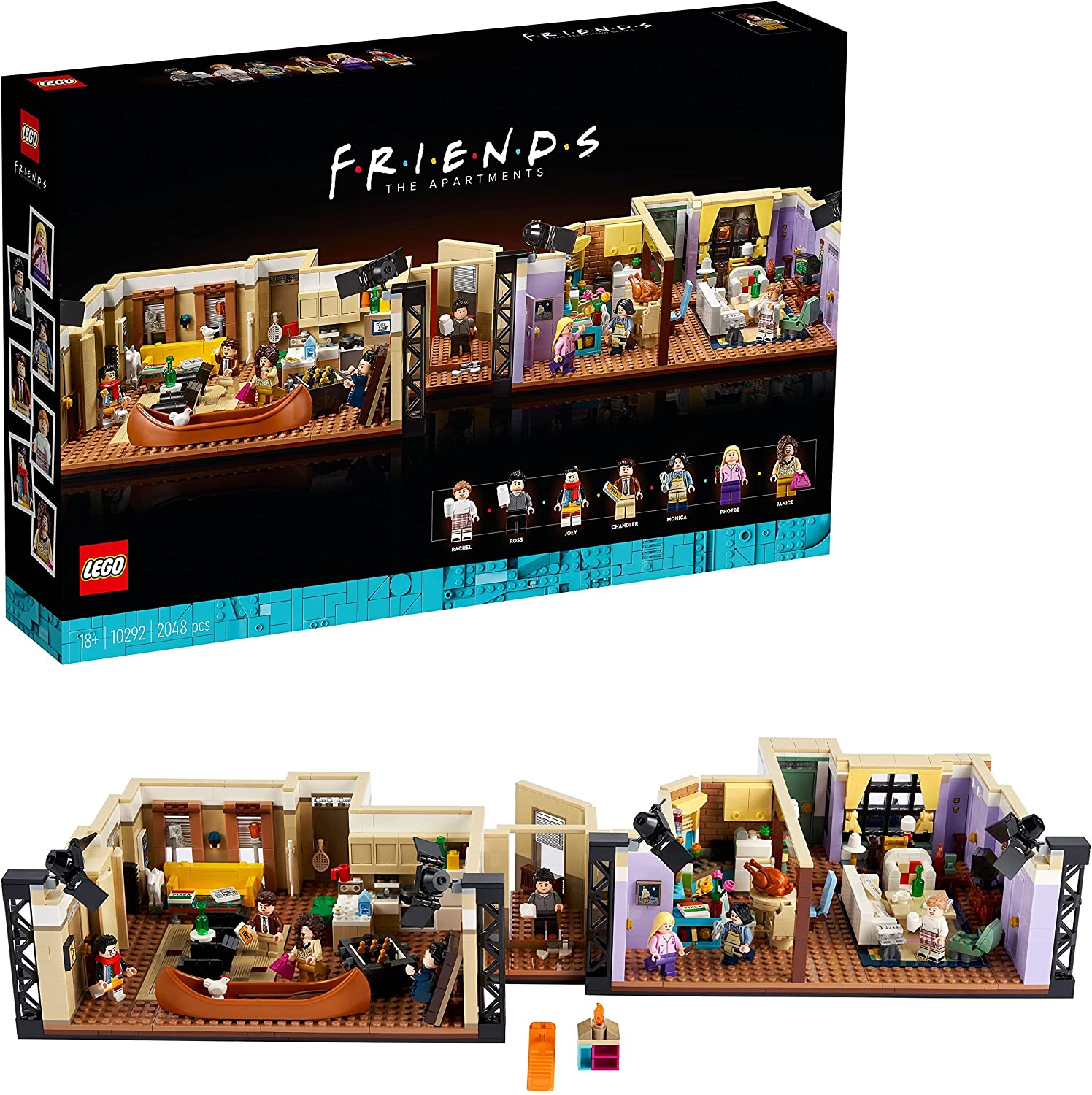 LEGO Icons 10292 'Friends Apartments', 2048 Teile, ab 18 Jahren