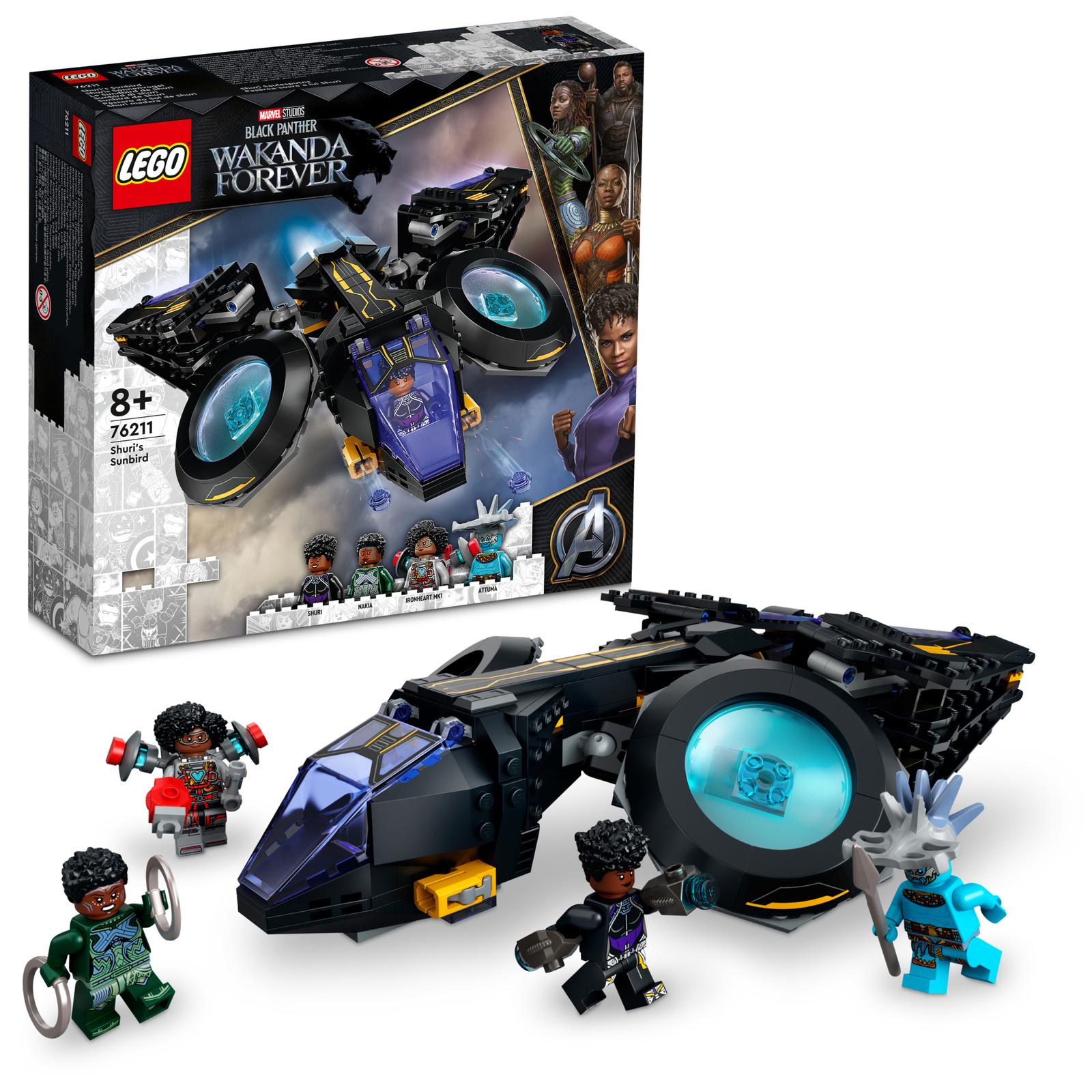 LEGO Marvel 76211 'Shuris Sonnenvogel', 355 Teile, ab 8 Jahren