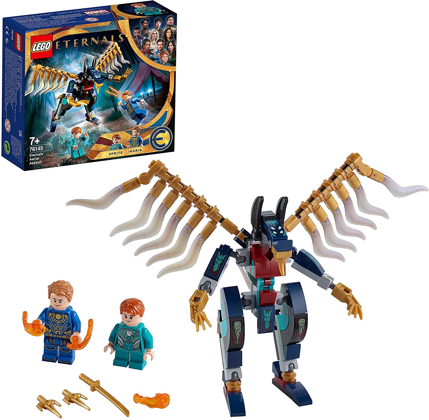 LEGO Marvel 76145 'Luftangriff der Eternals', 133 Teile, ab 7 Jahren