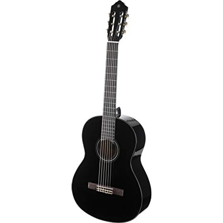 Yamaha C40BLII Akustikgitarre schwarz – 4/4 Einsteigergitarre mit Fichtendecke und Palisander-Griffbrett, edles Design – Bild 1