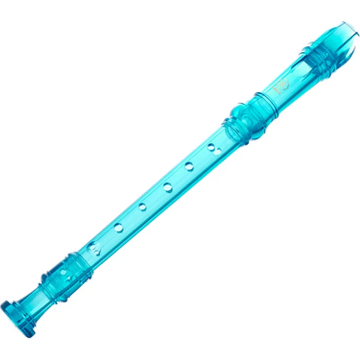 Yamaha YRS-20 BB Sopranblockflöte, barocke Griffweise, transparent blau, ABS-Kunststoff, a1 = 442 Hz, inkl. Tasche