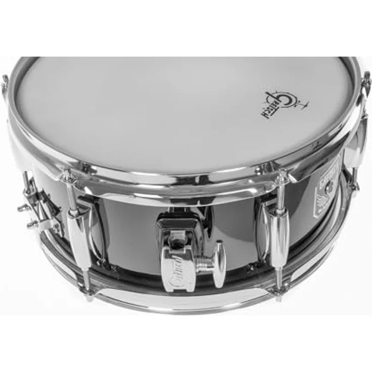 Gretsch Drums 12"x5,5" Mighty Mini Snare, Pappelkessel, chrom Hardware, 1,6 mm Spannreifen, schwarz – Bild 5