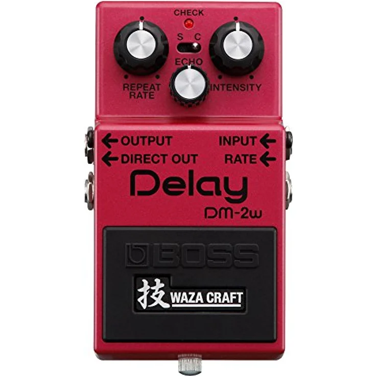 BOSS DM-2w Delay Waza Craft Special Edition, effektives Gitarren-Effektgerät mit originalgetreuer DM-2 Nachbildung und 20-300 ms Verzögerungszeit – Bild 2