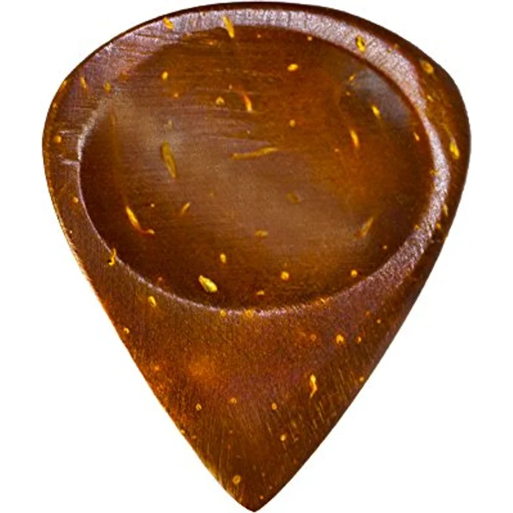 Timber Tones Funk Tones Pick Coconut, handgefertigtes Plektrum mit Jazz/Gypsy Jazz Spitze und ergonomischem Design – Bild 1