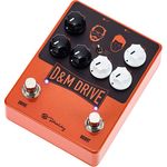 Keeley D&M Drive, Signature Overdrive/Boost Pedal mit True Bypass und schaltbarer Reihenfolge, Metallgehäuse