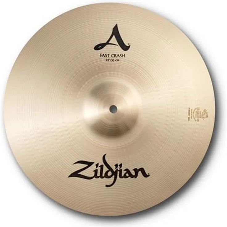 Zildjian 14" A-Series Fast Crash, Schnell Ansprechendes Schlagzeugbecken mit Voller und Lebendiger Klangfarbe – Bild 1