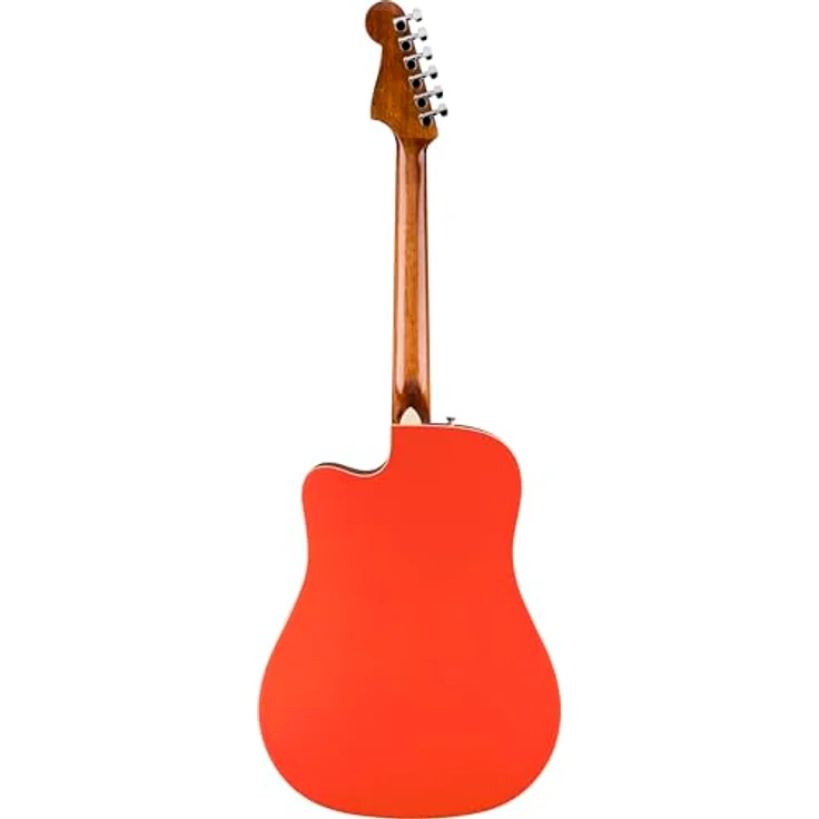 Fender CA STD Redondo CE IPG FRD, Westerngitarre mit Cutaway und Elektronik, Dreadnought-Format, Fiesta Red – Bild 2