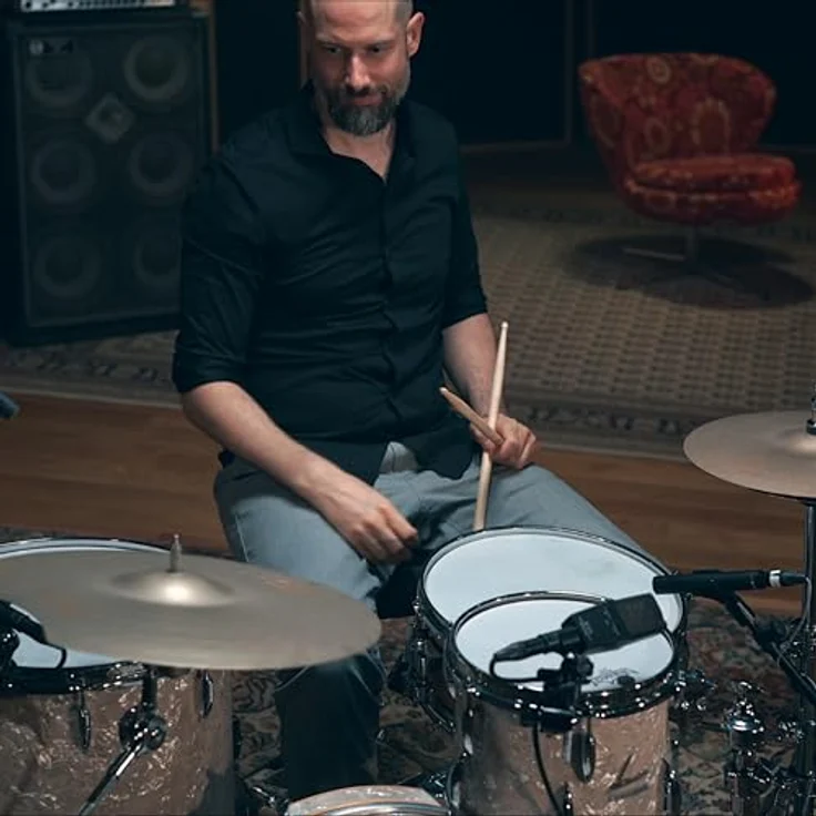Meinl 18" Byzance Benny Greb Ride, Vintage Quick Sand Ride aus B20 Bronze, handgehämmert, sandgestrahltes Finish – Bild 9
