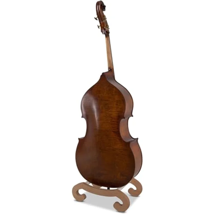 Gewa Premium Line Solid Top DB 1/2, halbmassiver Kontrabass mit massiver Fichtendecke, dunkelbrauner Handlackierung und Ebenholzgriffbrett – Bild 3