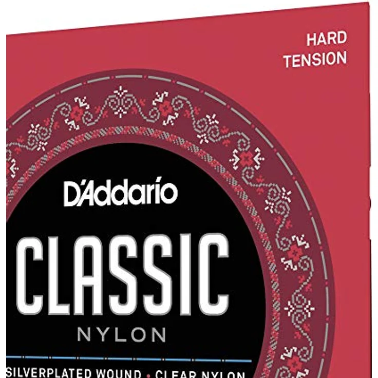 D'Addario EJ27H, Nylon Gitarrensaiten für Konzertgitarre, Hard Tension, ideal für Studenten, in den USA hergestellt – Bild 4