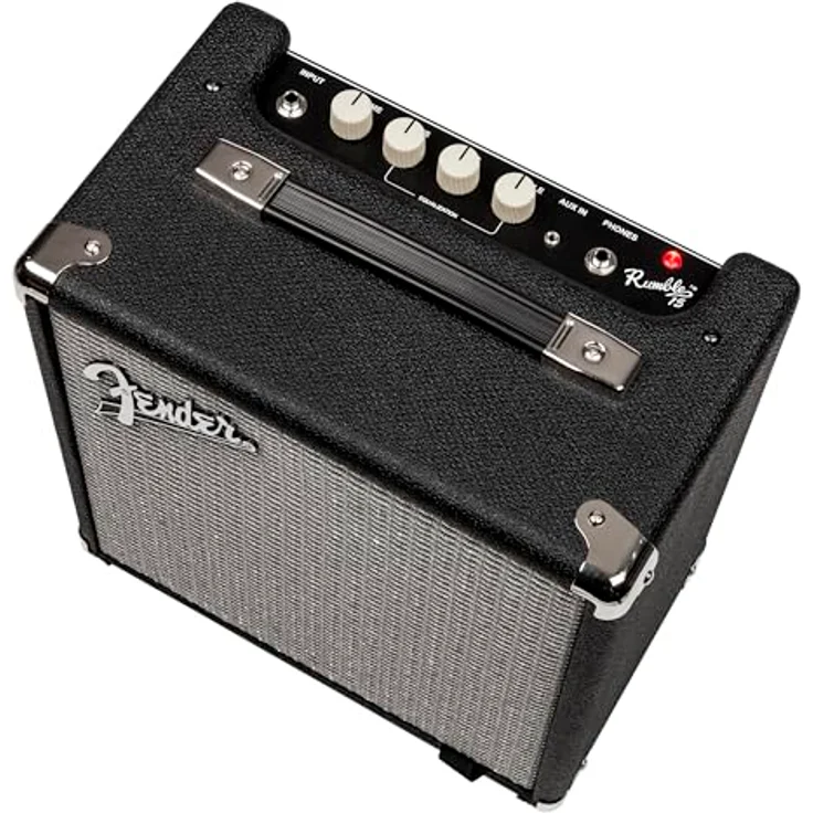 Fender Rumble 15, 15W Bassverstärker mit Kopfhöreranschluss, kompakt und tragbar, leistungsstarker Klang für E-Bass, schwarz – Bild 3