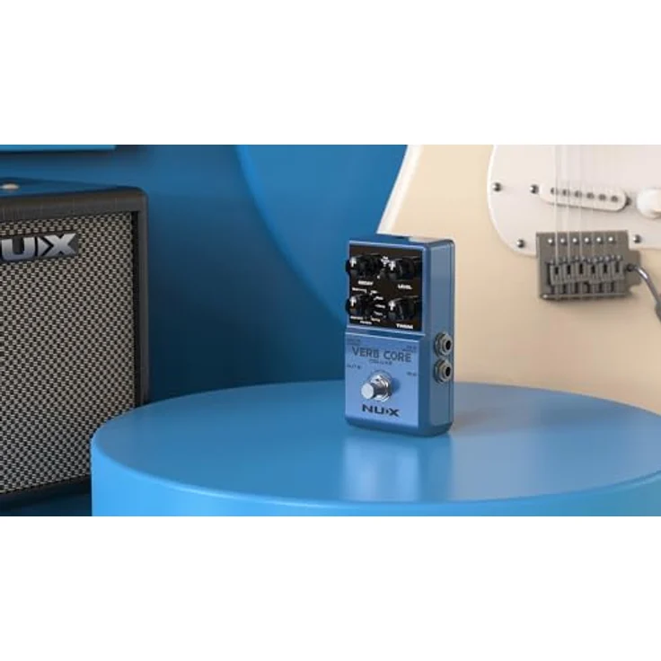Nux Verb Core Deluxe, Effektpedal mit 8 Reverb-Sounds, Freeze-Funktion und Stereo-Ausgang – Bild 5
