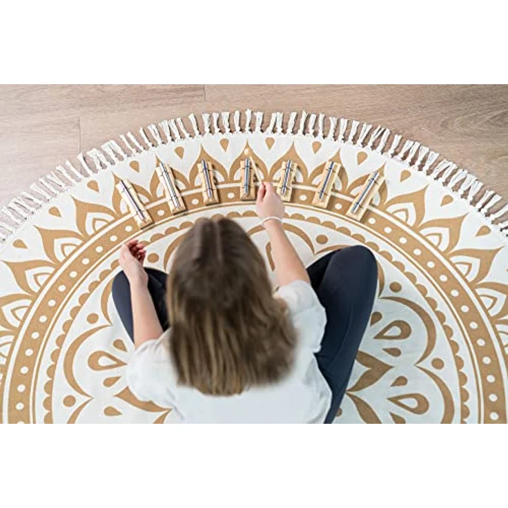 Sonic Energy Klangstäbe Chakra Set, 7-teiliges Energy Chimes Set aus Aluminiumlegierung für Meditation und Therapie, inkl. Schlägel und Taschen – Bild 5