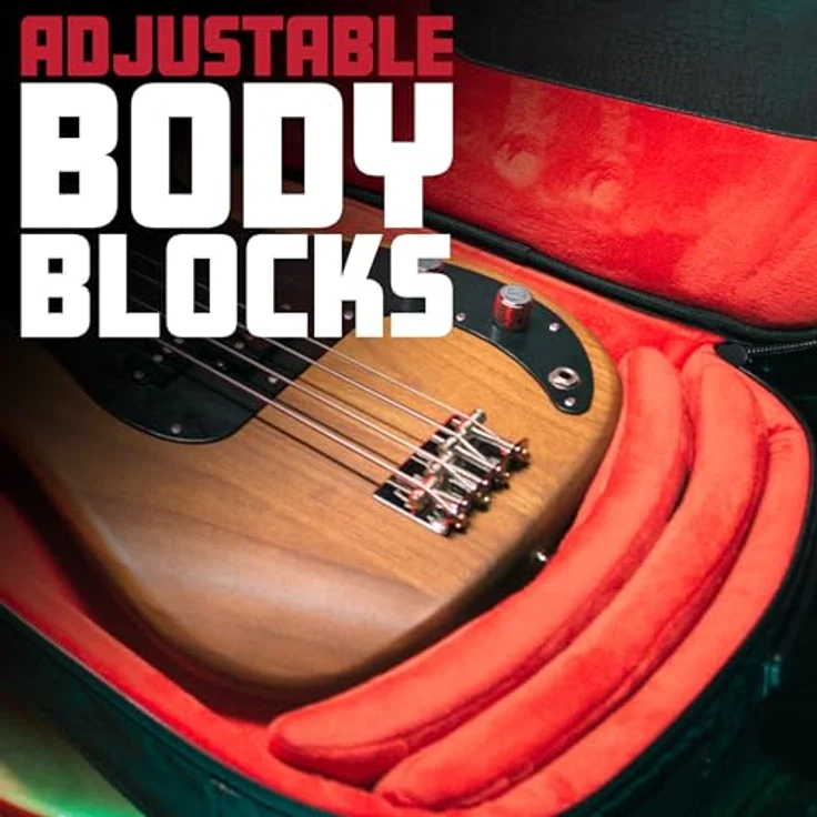 Gator Icon 2 E-Gitarren Gigbag, schwarz, für 2 Gitarren mit versteckten Rucksackgurten und abnehmbarer Nackenstütze – Bild 12