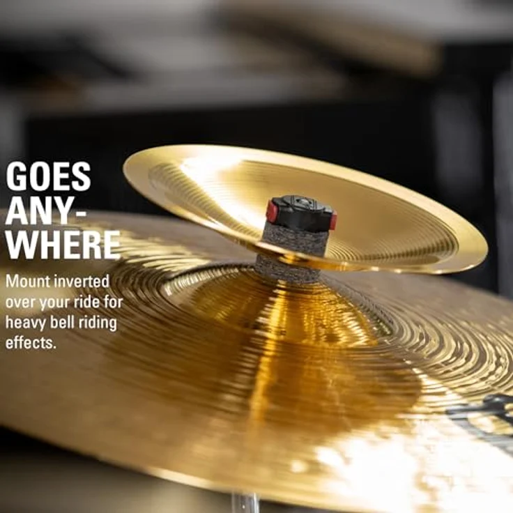 Meinl Cymbals HCS Bell, 8 Zoll Messing Glocke mit scharfem Ping-Sound, traditionelles Finish (HCS8B) – Bild 5