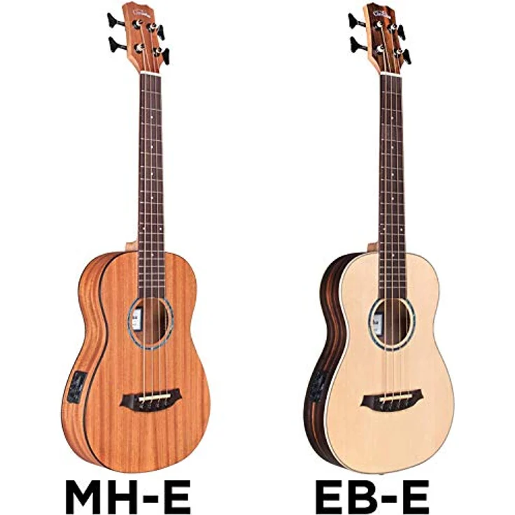 Cordoba Mini II Bass MH-E, Akustikbass mit laminierter Mahagoni-Decke, 3-Band Elektronik und Stimmgerät, Natur-Mahagoni Finish – Bild 7
