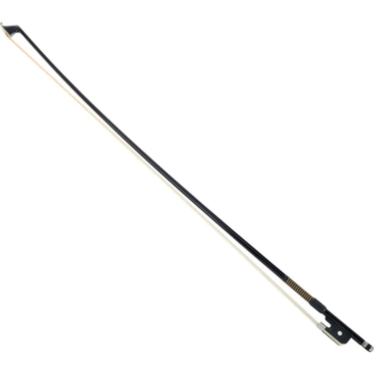 P&H Viola Bow Fiberglas 15"-16" BK, geigenbogen mit echtem Rosshaarbezug und easy home rehairing system, schwarz