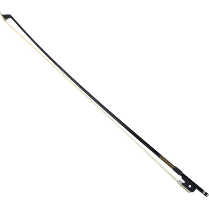 P&H Viola Bow Fiberglas 15"-16" BK, geigenbogen mit echtem Rosshaarbezug und easy home rehairing system, schwarz