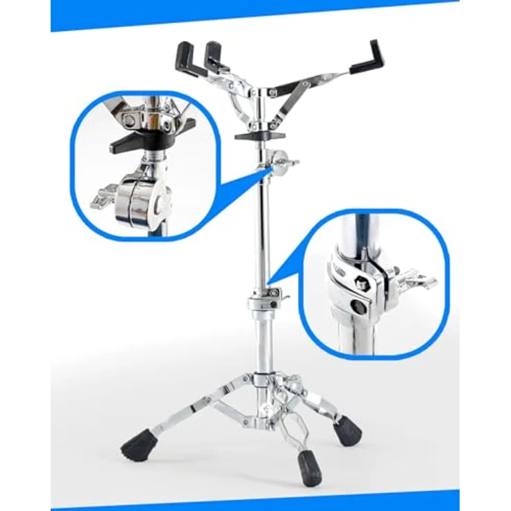 Dixon PSS9 Heavy Snare Stand, doppelstrebig für 10" - 15" Snares, höhenverstellbar 410 - 610 mm, mit Scale Tilter und Key Bolt Memory Lock – Bild 5