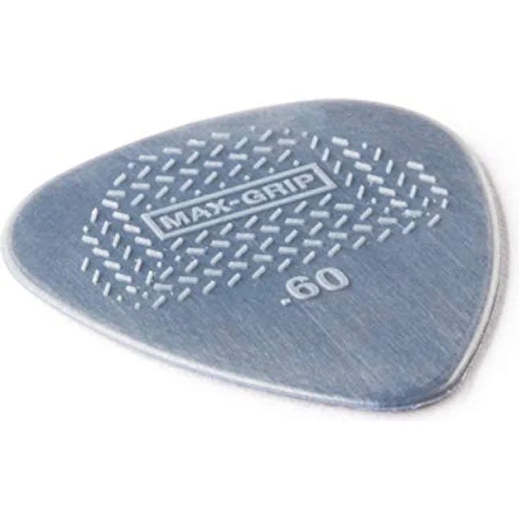Dunlop Nylon Max Grip Standard Plektren, 0,60 mm, 72 Stück, hellgrau – Bild 3